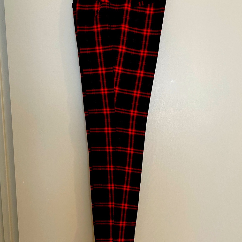 A pair of plaid pants